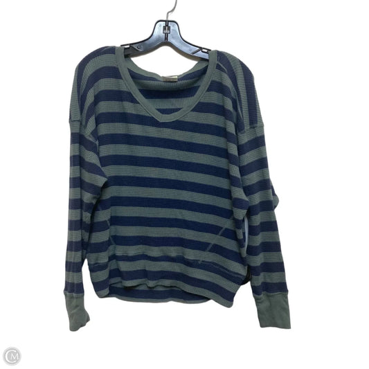 Top Long Sleeve By Offline In Blue & Green, Size: Xs