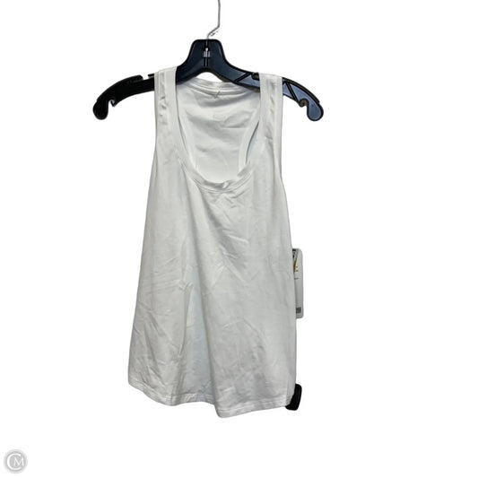 Athletic Tank Top Designer By Lululemon In White, Size: S