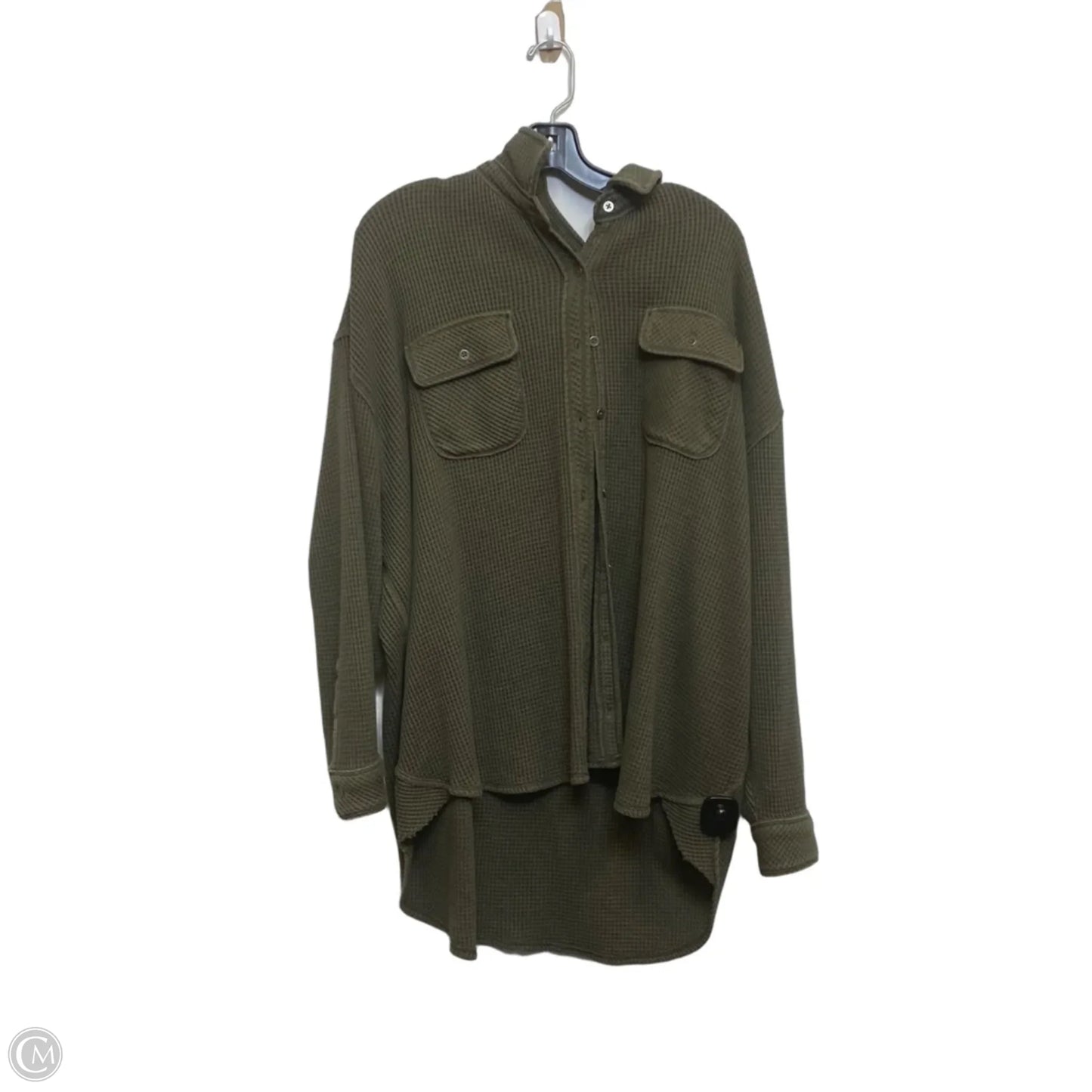 Sweatshirt Collar By Aerie In Green, Size: M