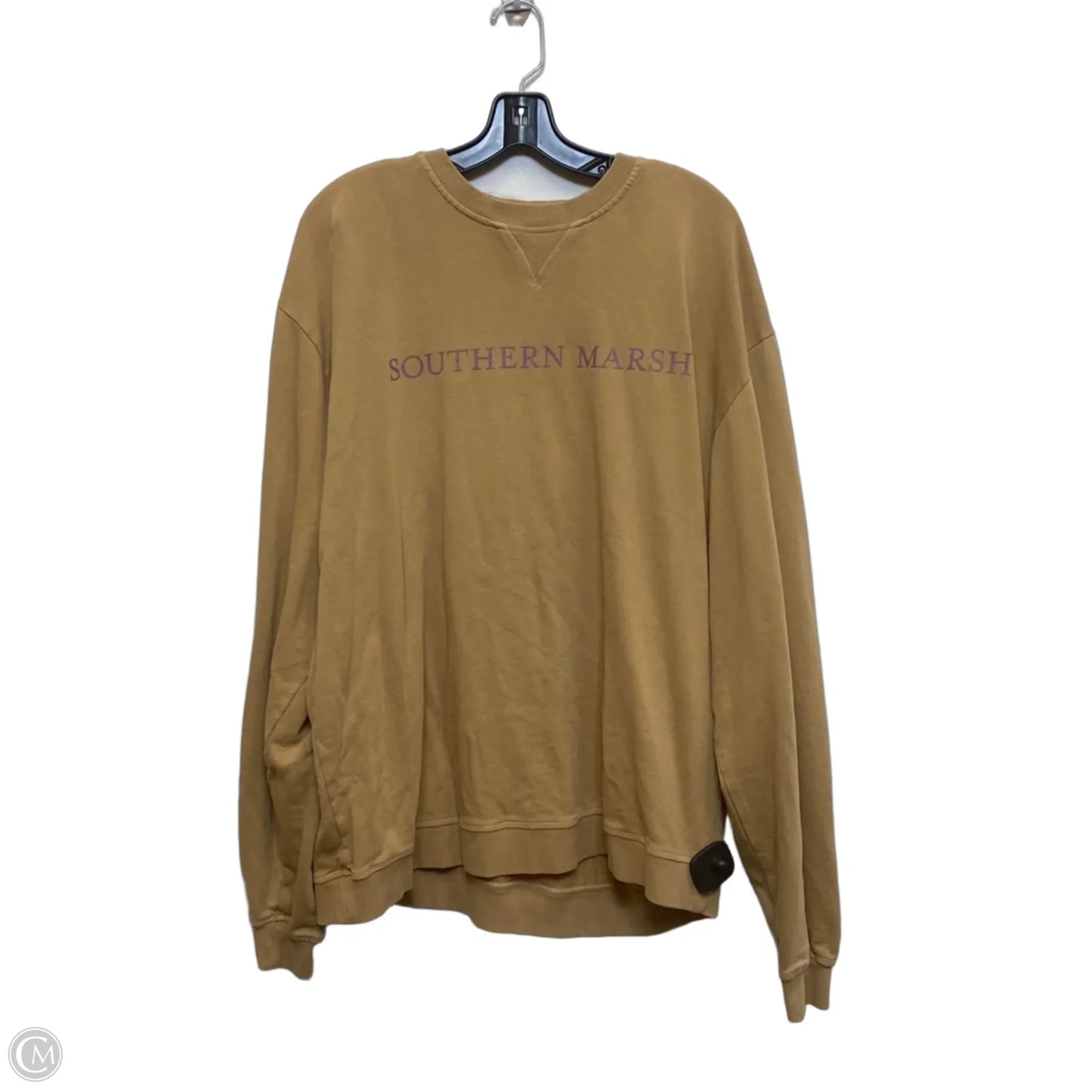 Sweatshirt Crewneck By Southern Marsh In Brown, Size: L