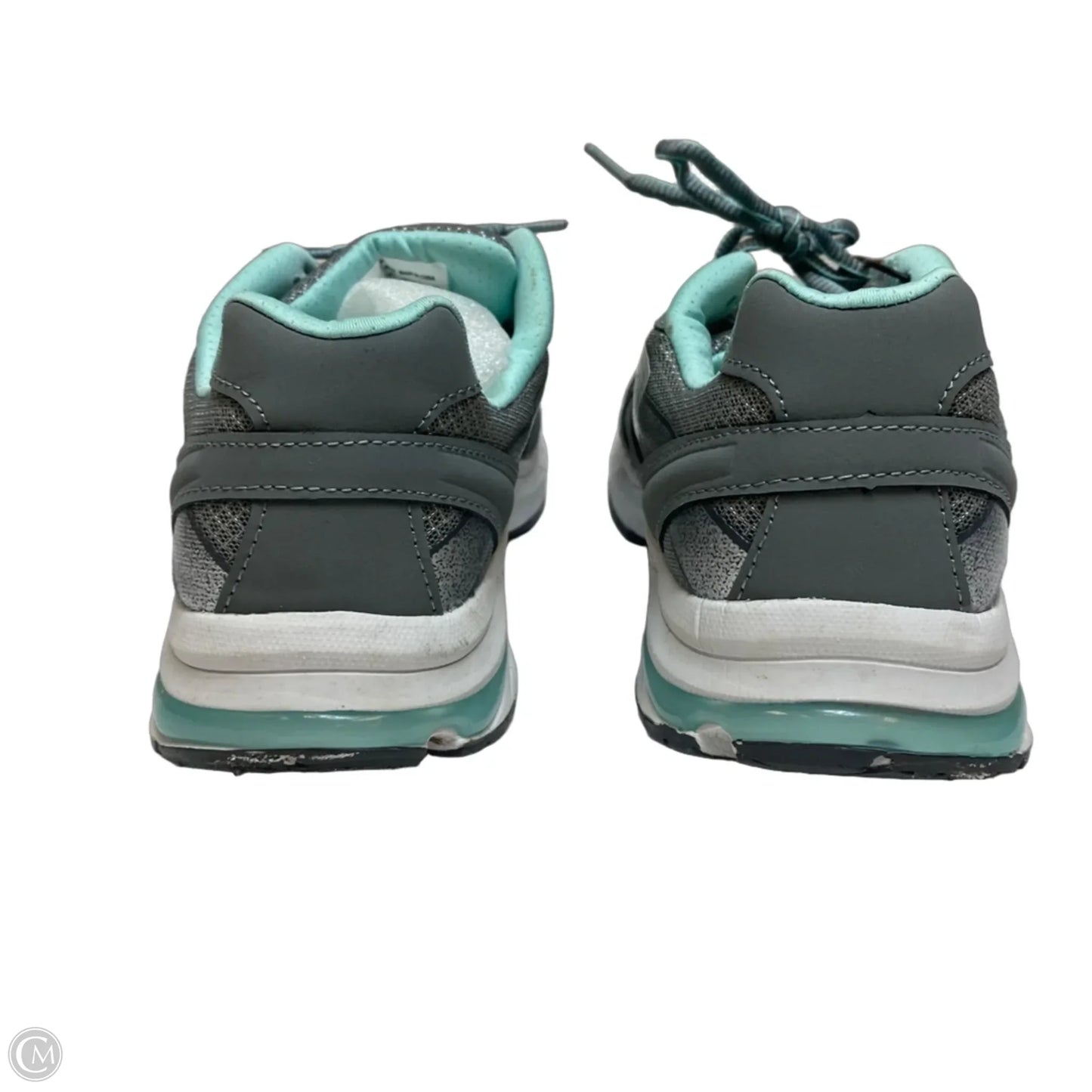 Shoes Athletic By Dr Scholls In Blue & Grey, Size: 10