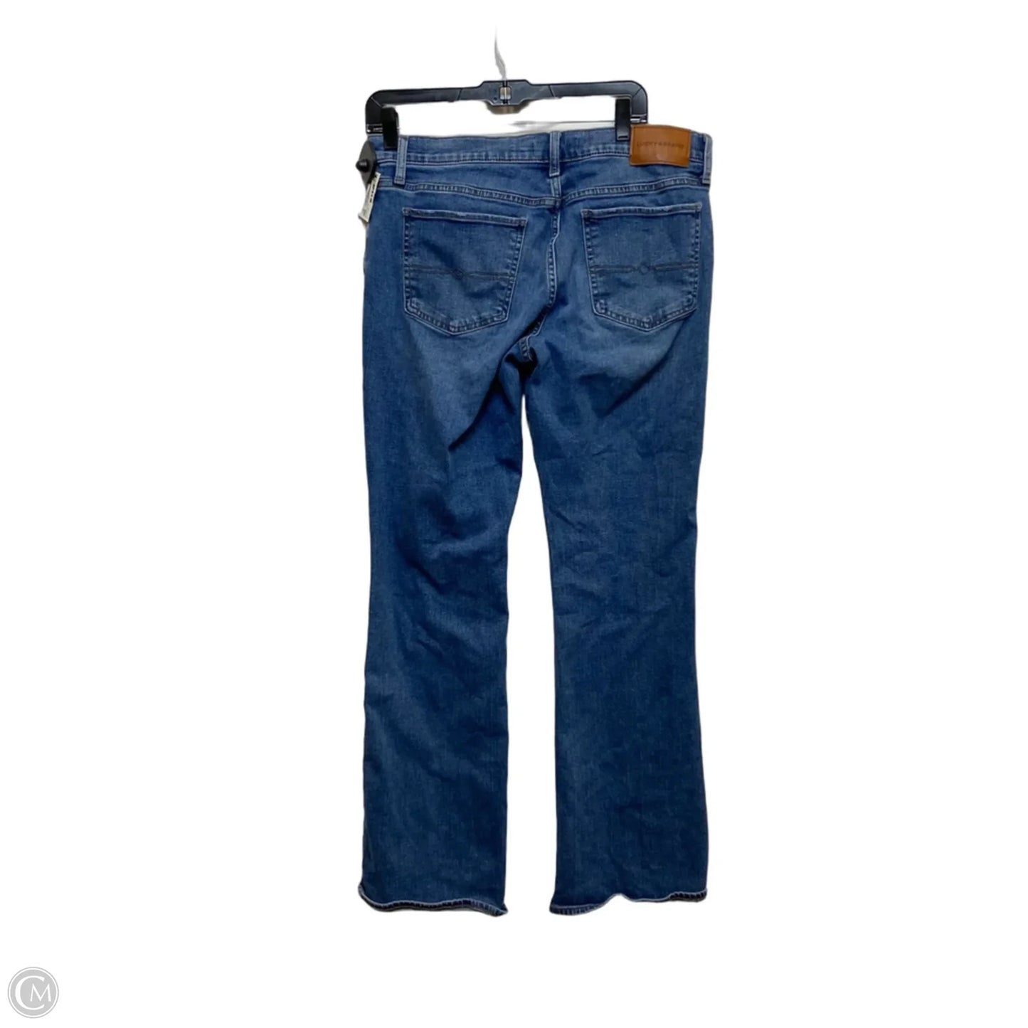 Jeans Boot Cut By Lucky Brand In Blue Denim, Size: 12