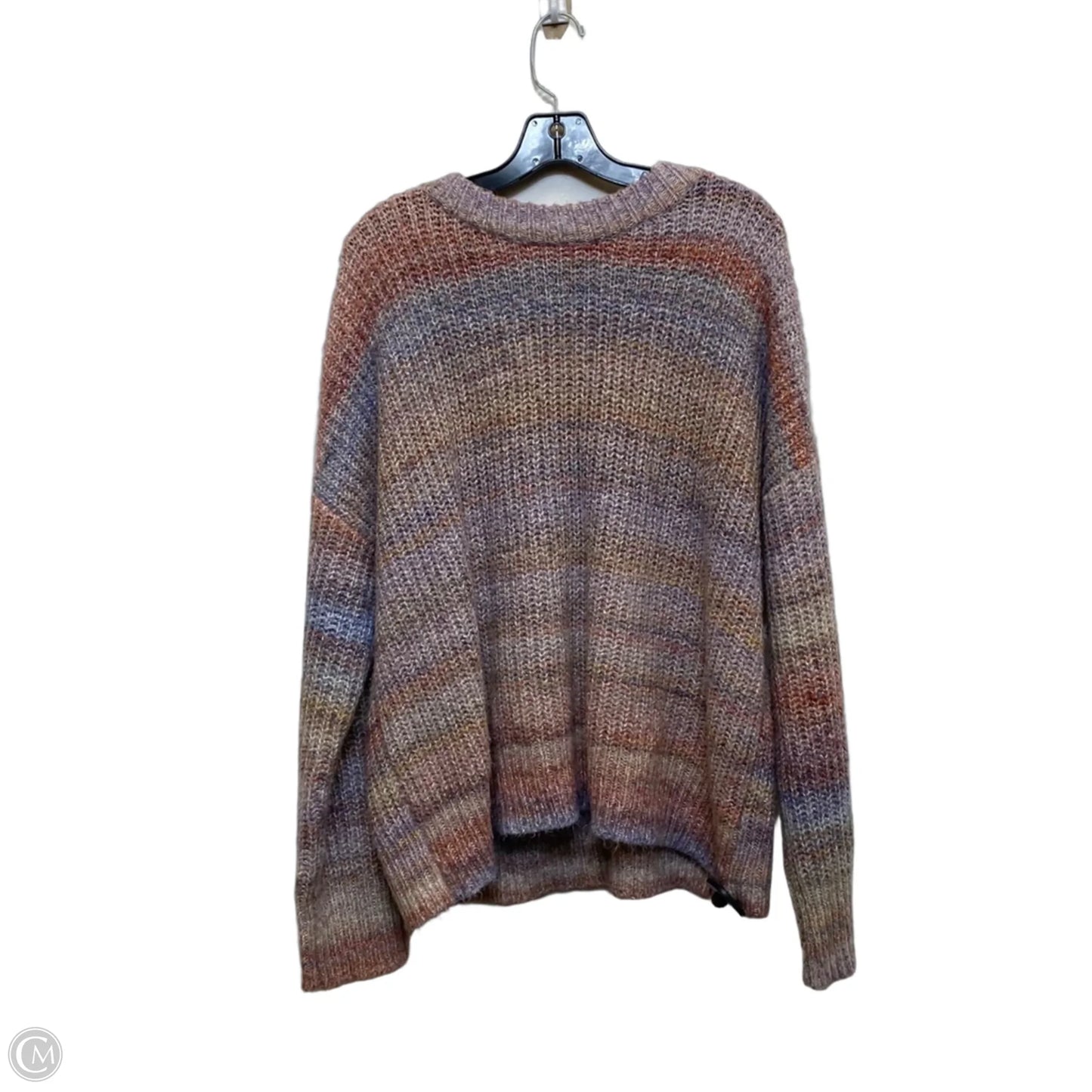 Sweater By Rachel Zoe In Pink & Purple, Size: Xl