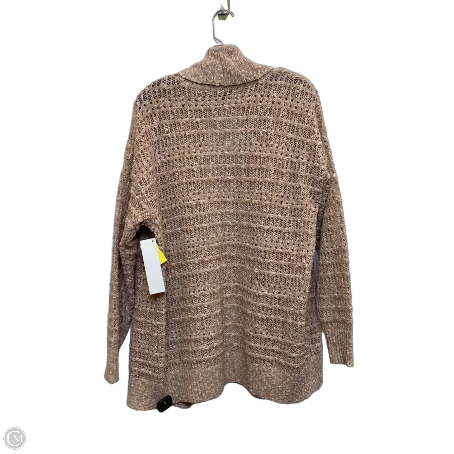 Sweater Cardigan Designer By Frye In Pink, Size: M