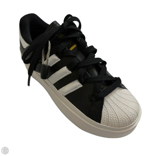 Shoes Sneakers Platform By Adidas In Black & White, Size: 6.5