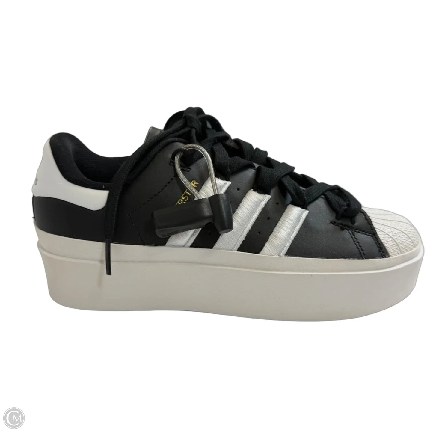 Shoes Sneakers Platform By Adidas In Black & White, Size: 6.5
