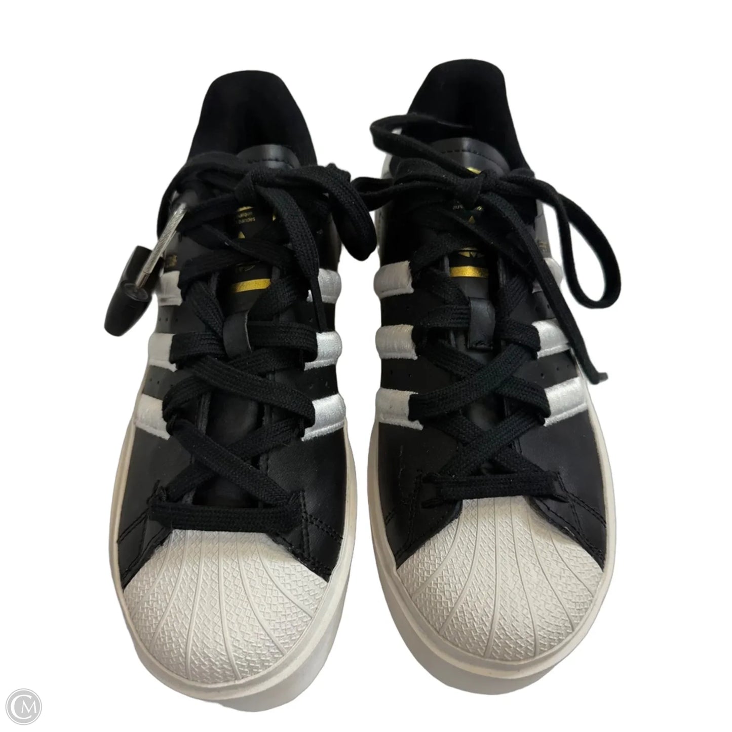 Shoes Sneakers Platform By Adidas In Black & White, Size: 6.5