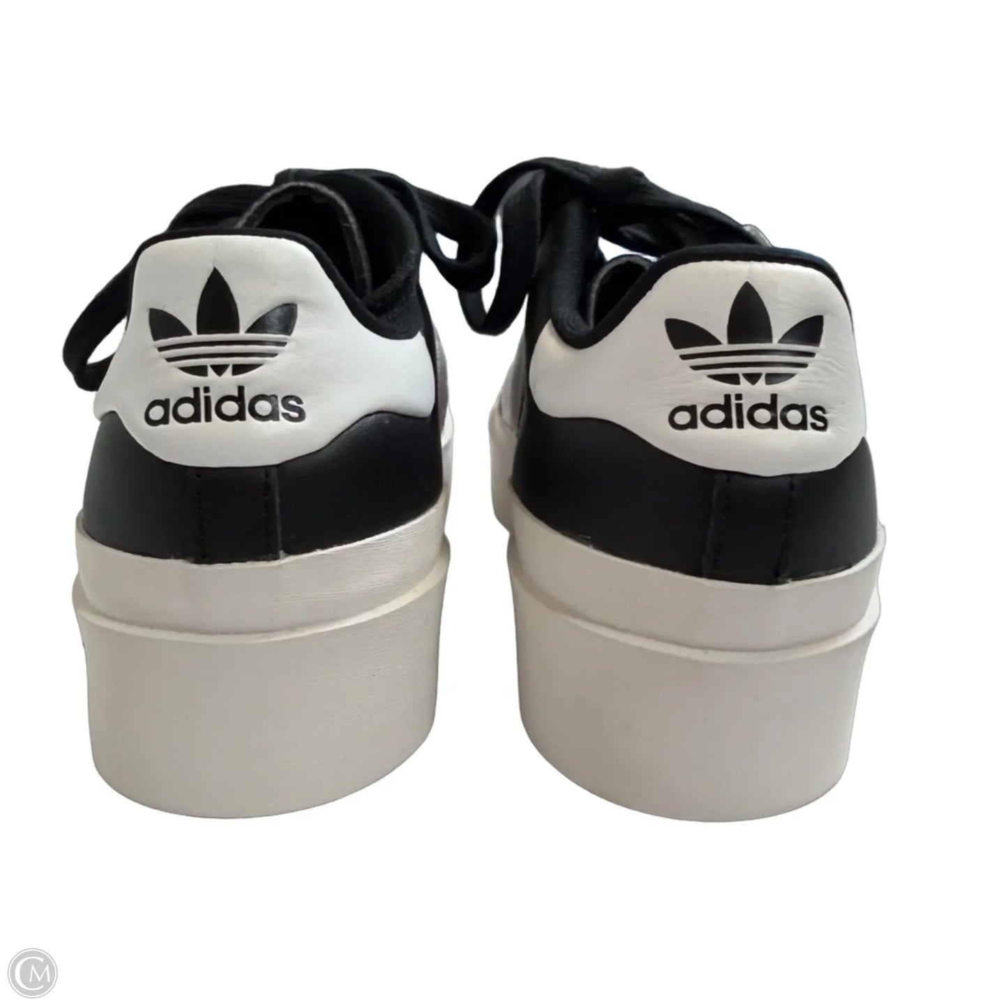 Shoes Sneakers Platform By Adidas In Black & White, Size: 6.5