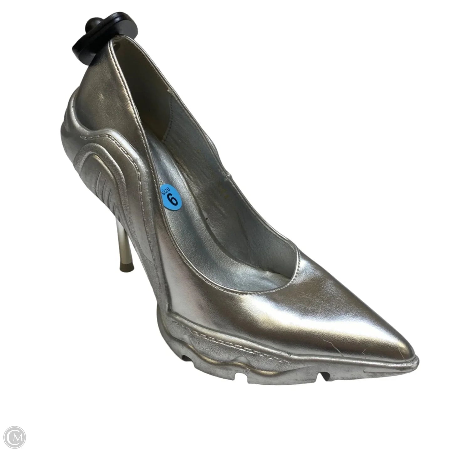 Shoes Heels Stiletto By Azalea Wang In Silver, Size: 6