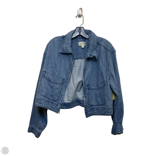 Jacket Denim By Universal Thread In Blue Denim, Size: L