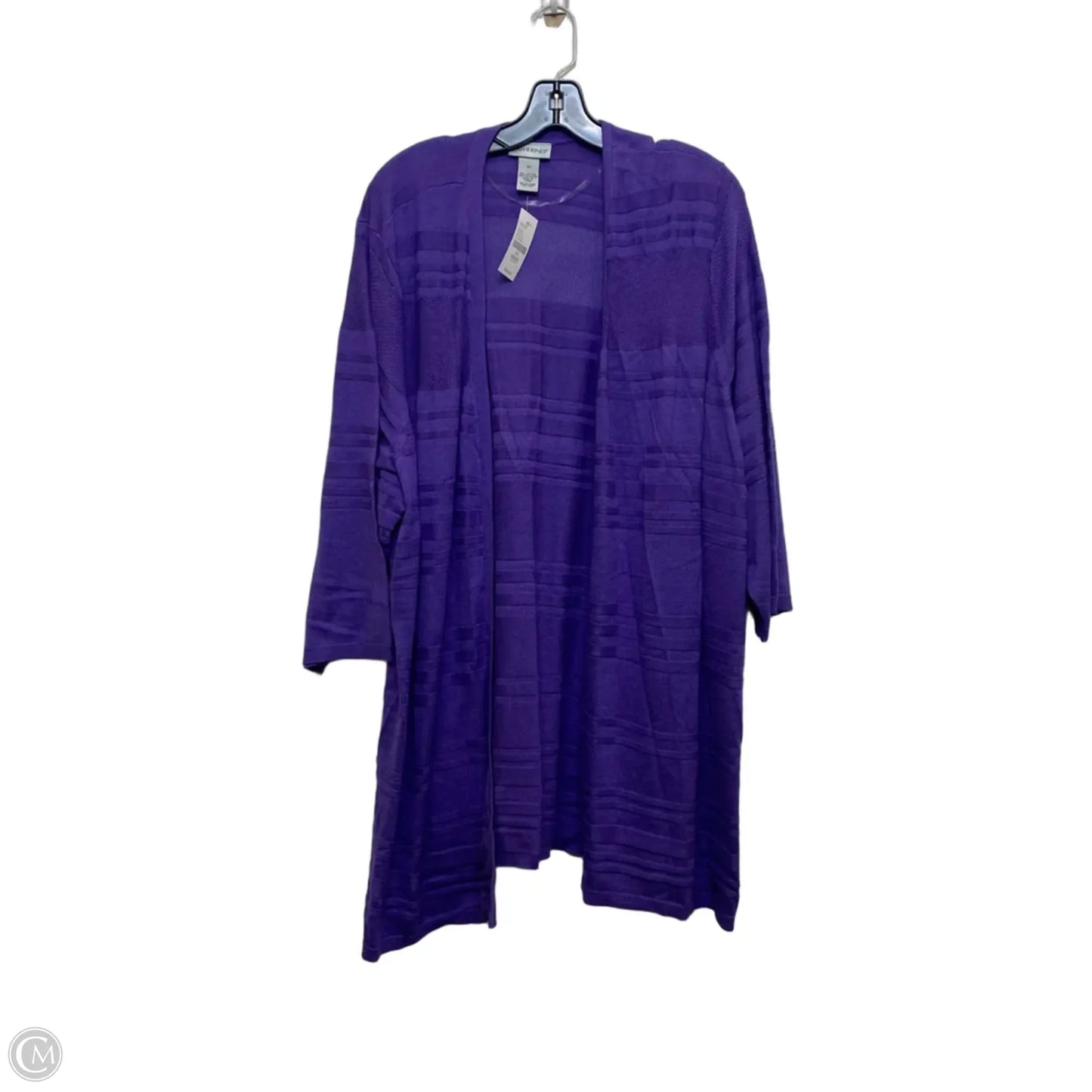 Cardigan By Catherines In Purple, Size: 3x