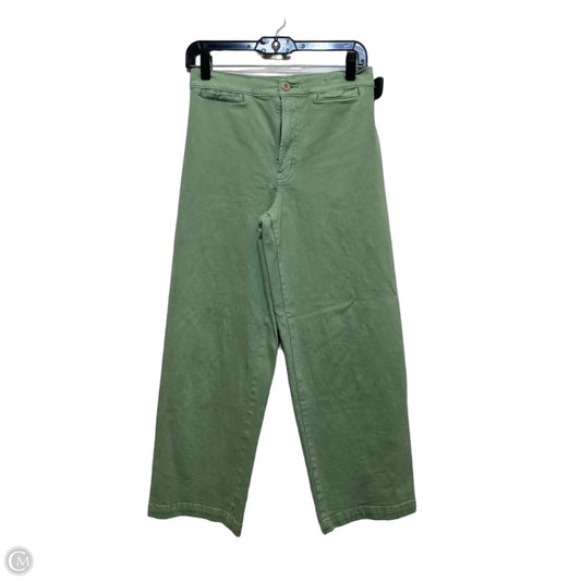 Jeans Wide Leg By Madewell In Green, Size: 4