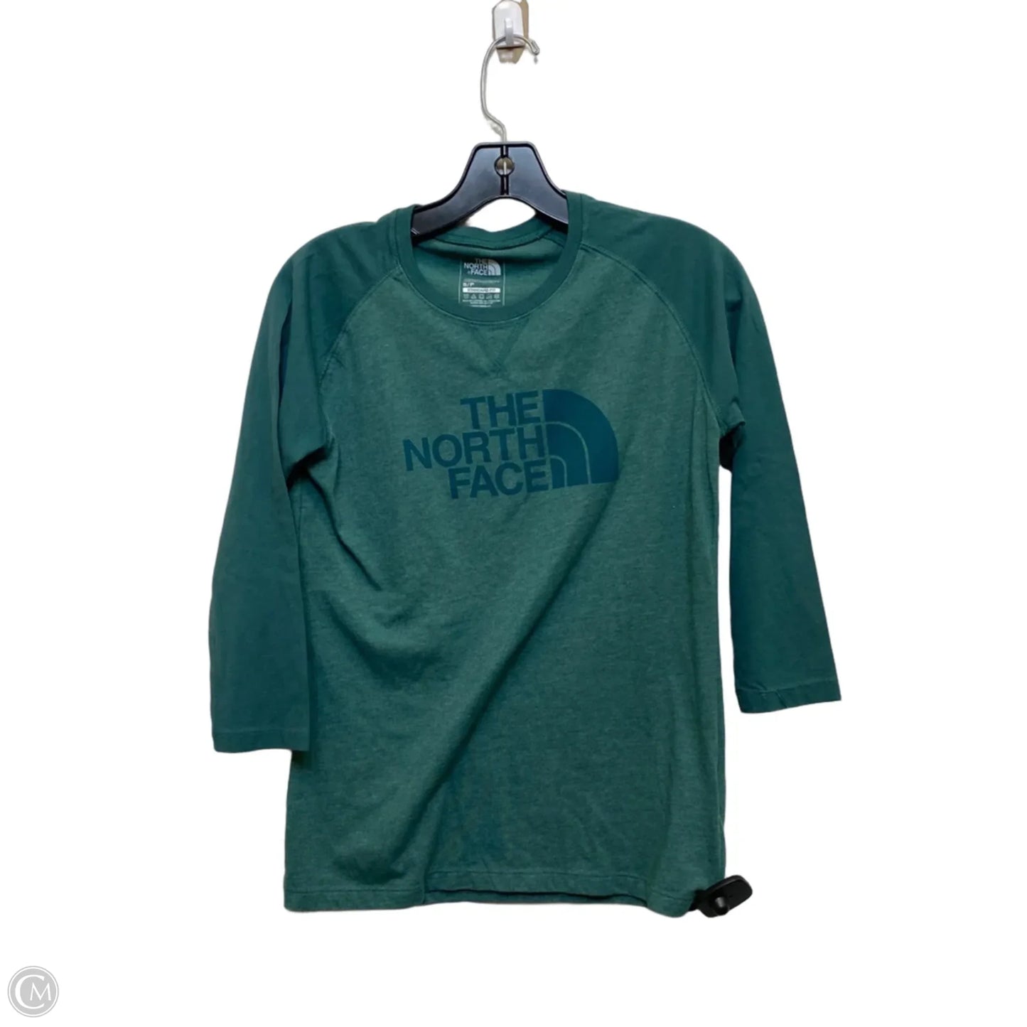 Top 3/4 Sleeve By The North Face In Green, Size: S