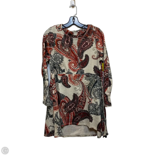 Dress Casual Short By Chicos In Red & Tan, Size: S