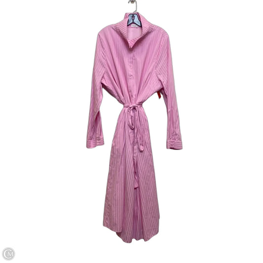 Dress Casual Midi By English Factory In Pink, Size: 3x