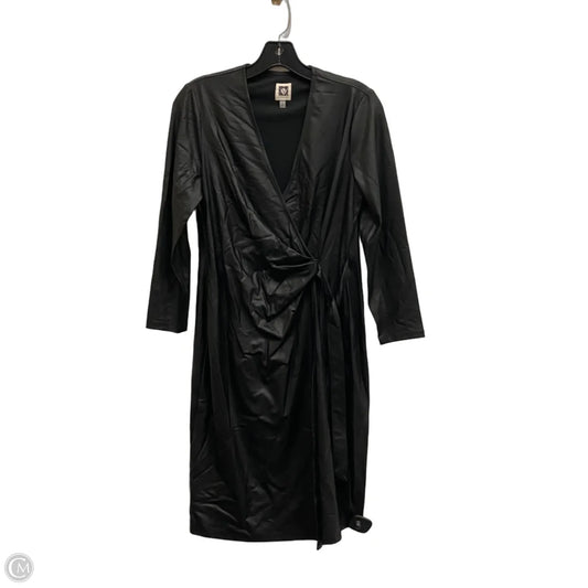 Dress Casual Midi By Anne Klein In Black, Size: S