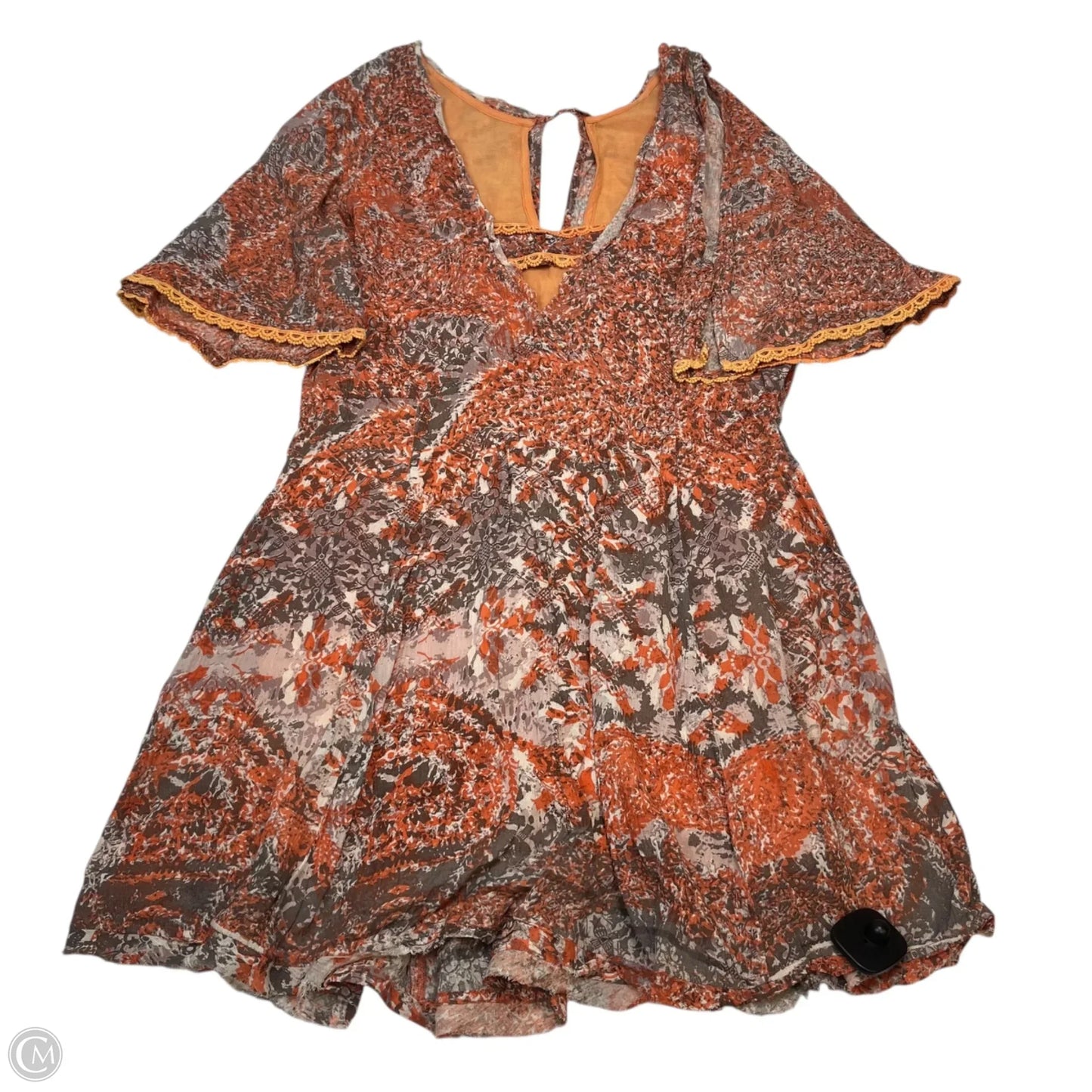 Dress Casual Short By Free People In Orange, Size: Xs