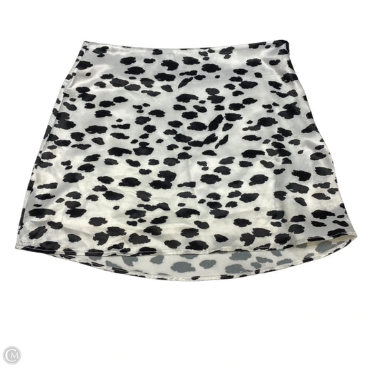 Skirt Mini & Short By Altard State In Black & White, Size: S