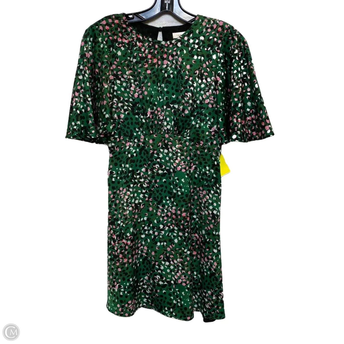 Dress Casual Short By Top Shop In Green & Pink, Size: Xs