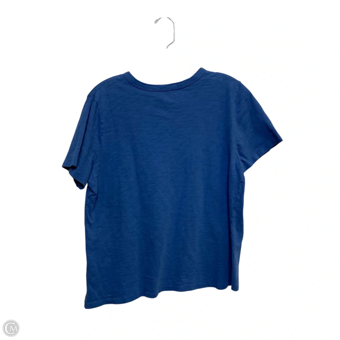 Top Short Sleeve By Old Navy In Blue, Size: L