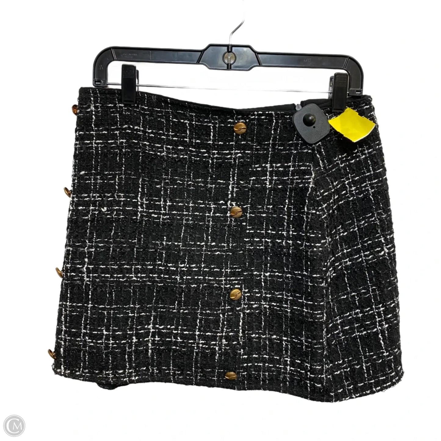 Skirt Mini & Short By Shein In Black & White, Size: S