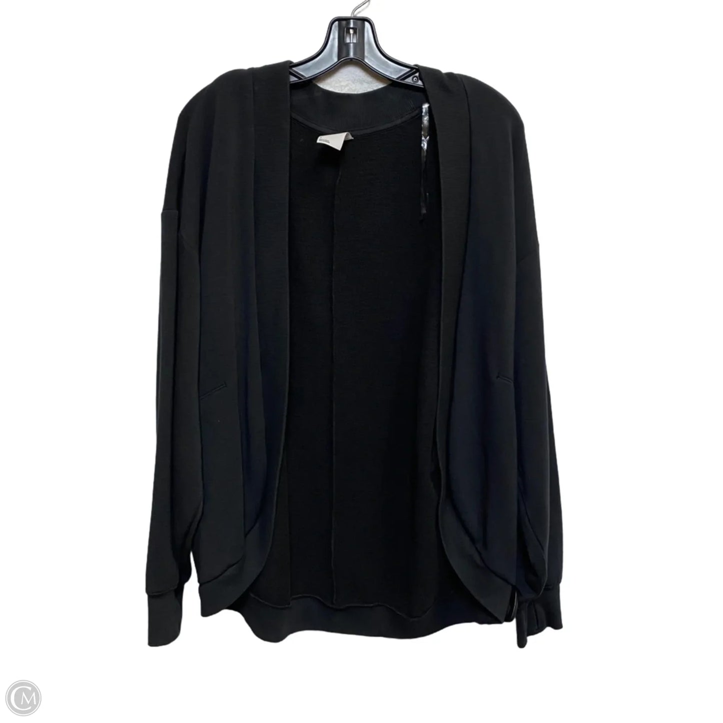 Athletic Top Long Sleeve Collar By All In Motion In Black, Size: S
