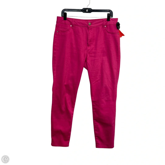 Jeans Skinny By D Jeans In Pink, Size: 12