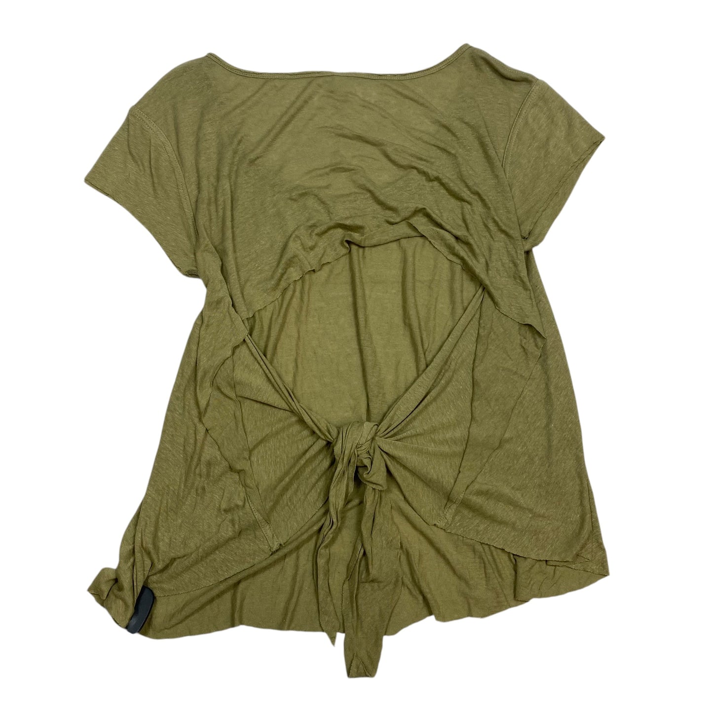 Top Short Sleeve By Free People In Green, Size: L