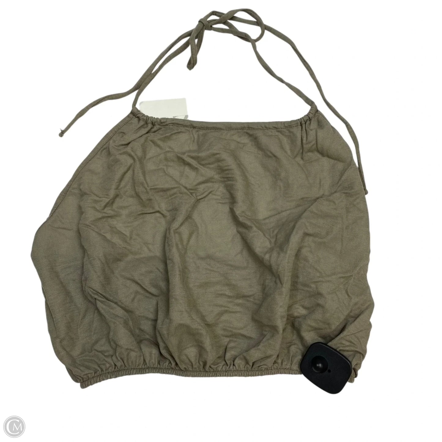 Top Sleeveless By Zara In Tan, Size: M