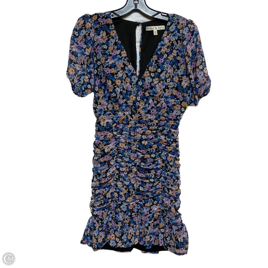 Dress Casual Short By Allison & Kelly In Blue & Purple, Size: Xs