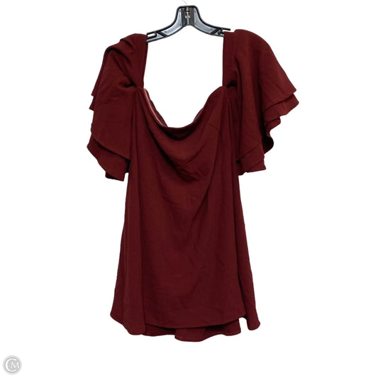 Dress Casual Short By Olivaceous In Red, Size: S