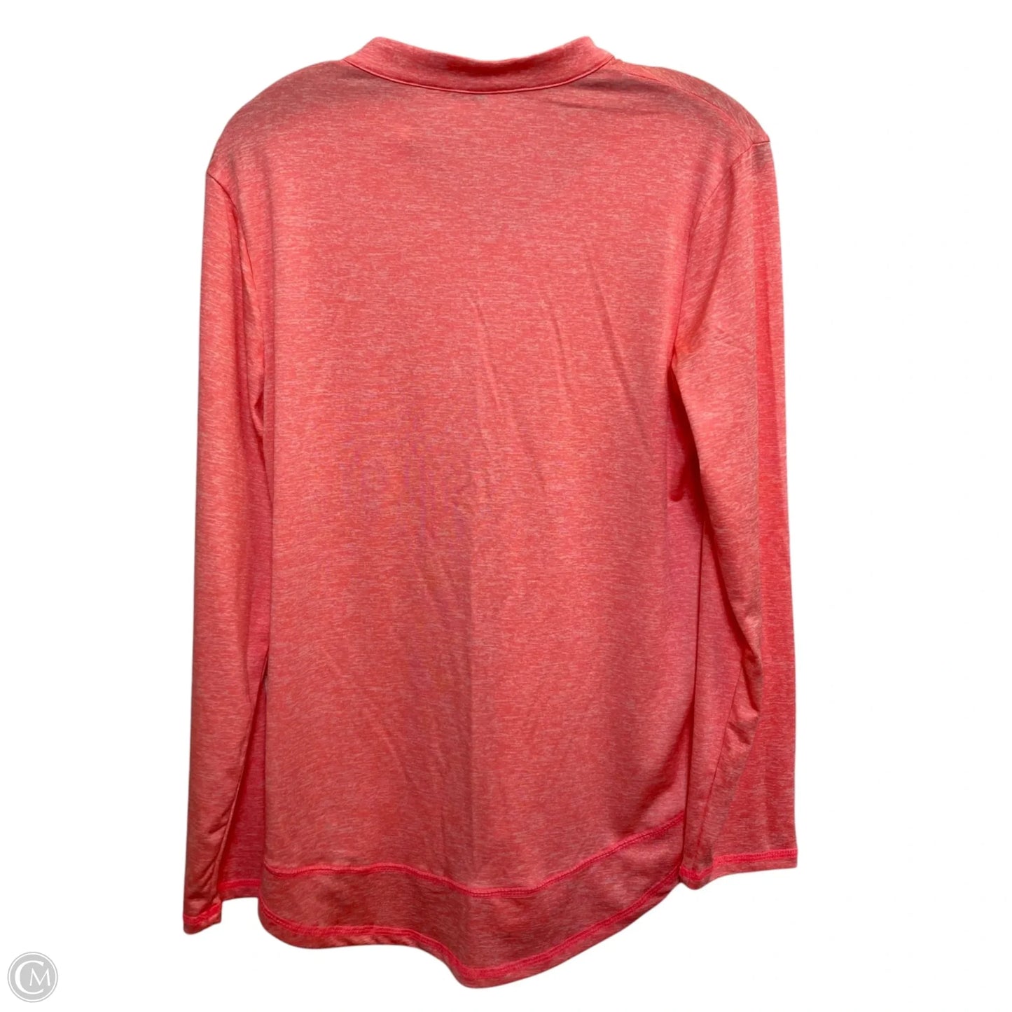 Athletic Top Long Sleeve Collar By Cmf In Pink, Size: M