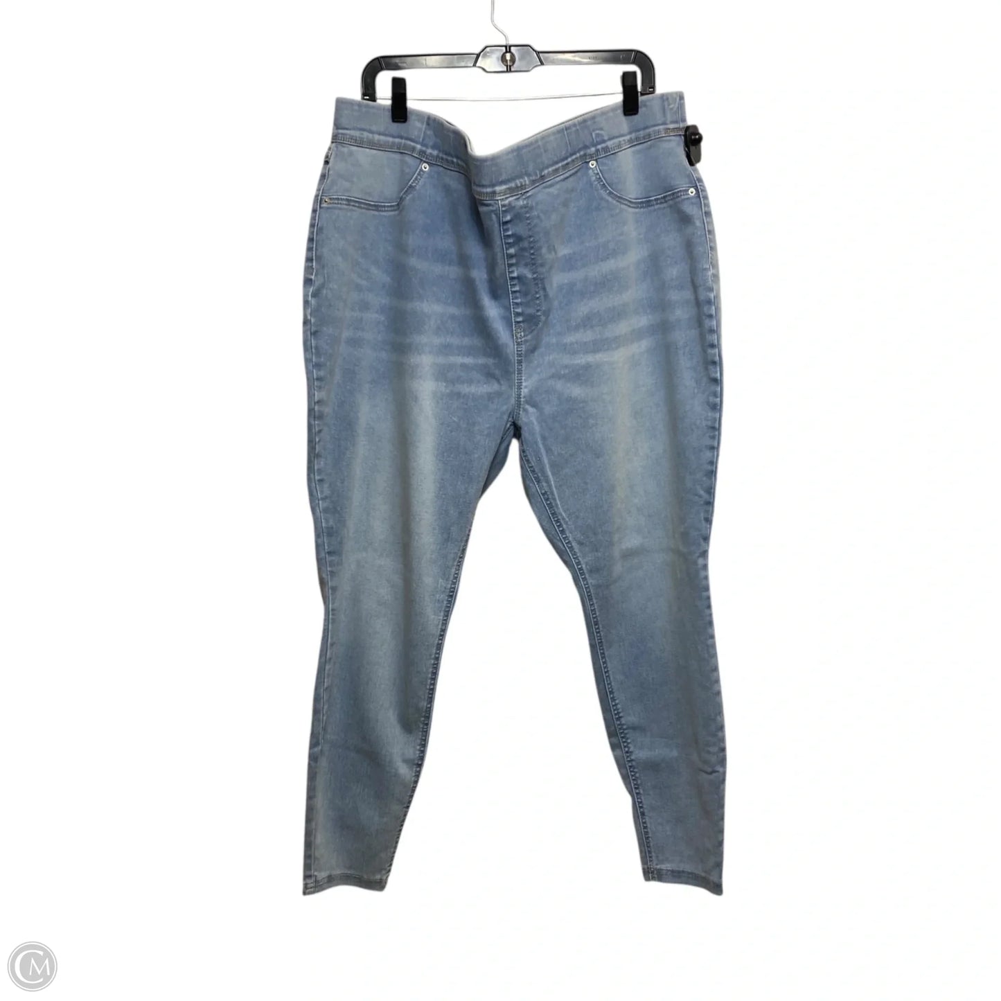 Jeans Skinny By Terra & Sky In Blue Denim, Size: 2x