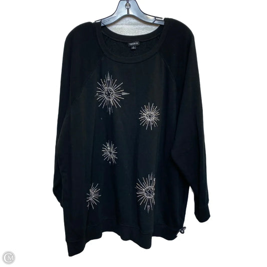 Sweatshirt Crewneck By Torrid In Black, Size: 3x