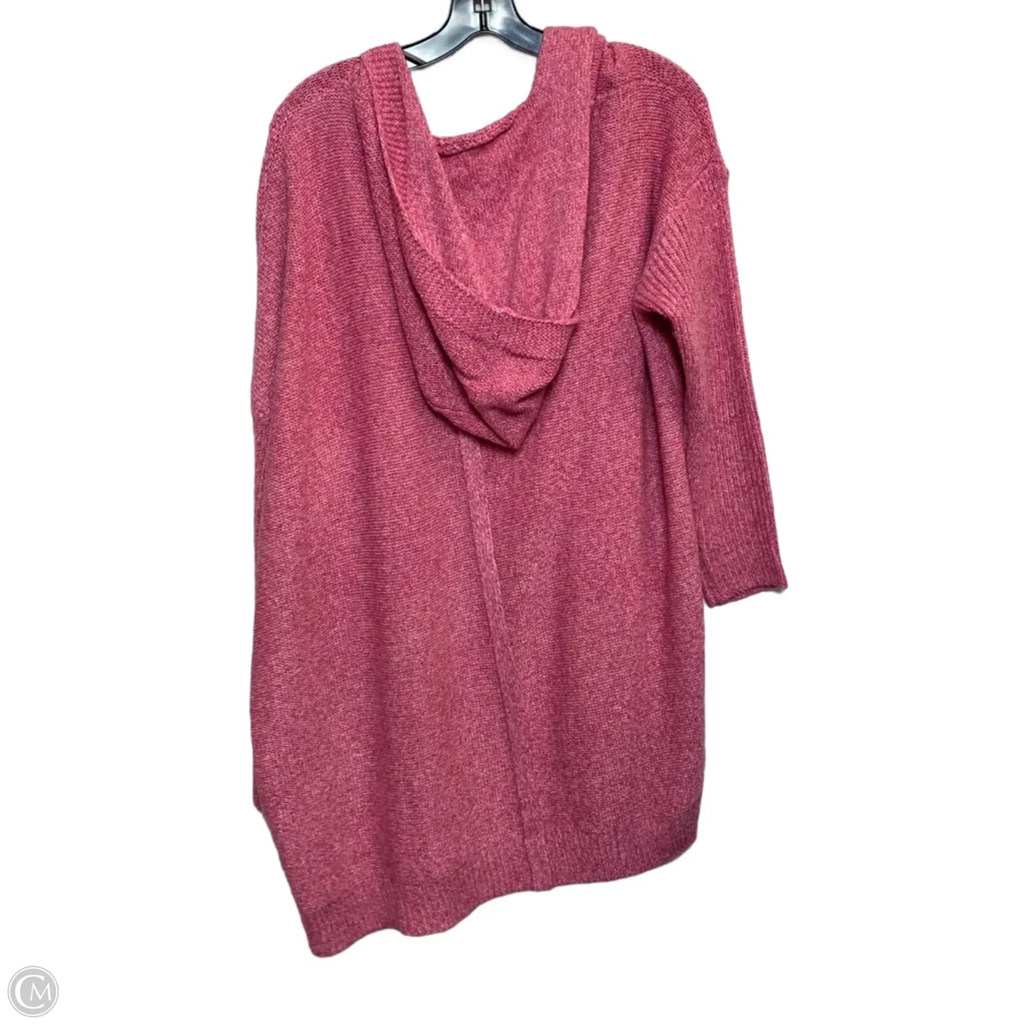 Sweater Cardigan By Clothes Mentor In Pink, Size: 2x