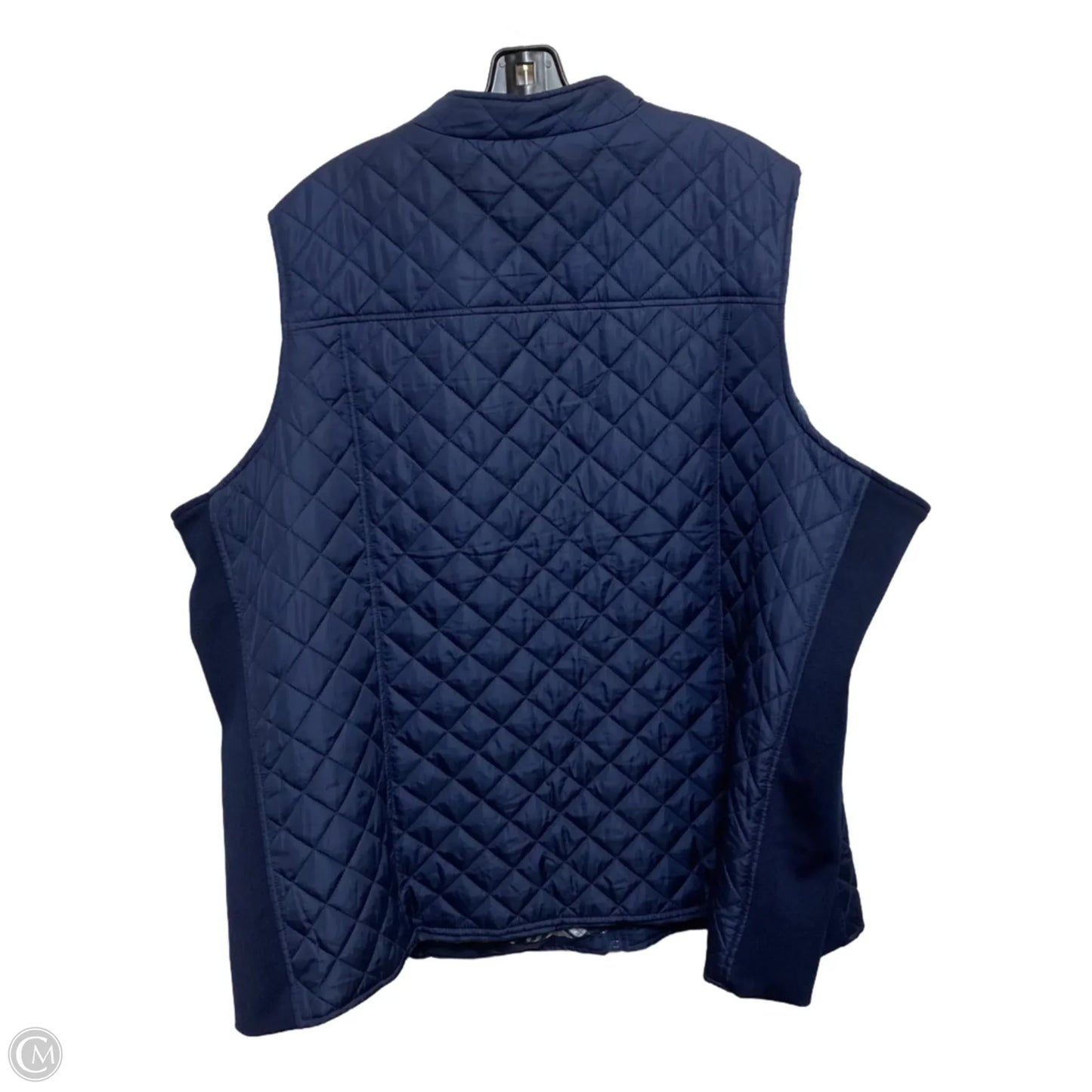 Vest Puffer & Quilted By Kim Rogers In Blue, Size: 3x