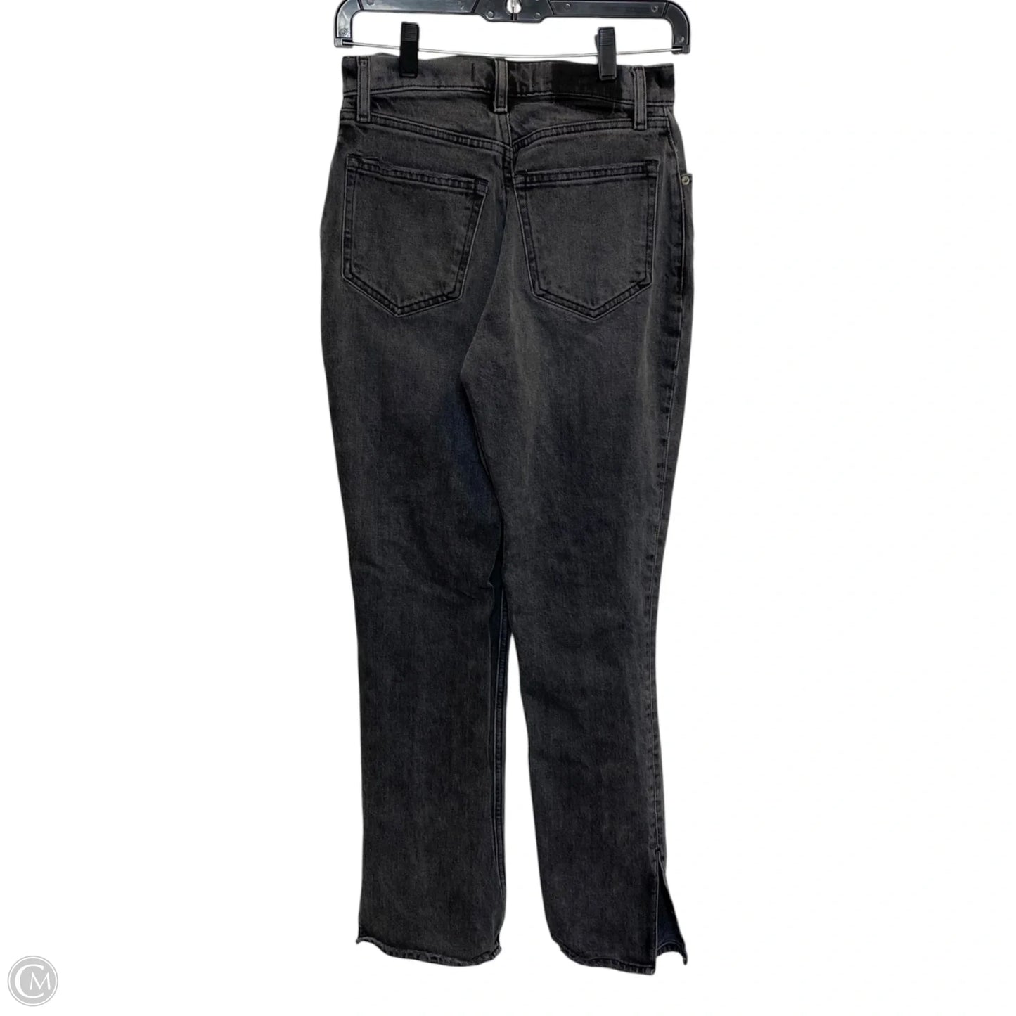 Jeans Straight By Abercrombie And Fitch In Black Denim, Size: 0