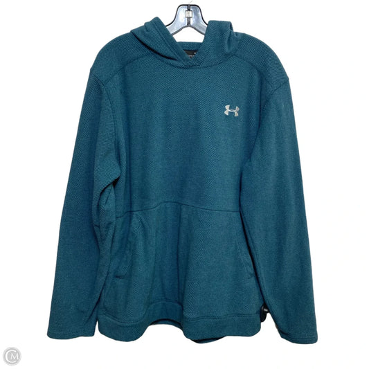 Athletic Sweatshirt Hoodie By Under Armour In Blue, Size: Xl