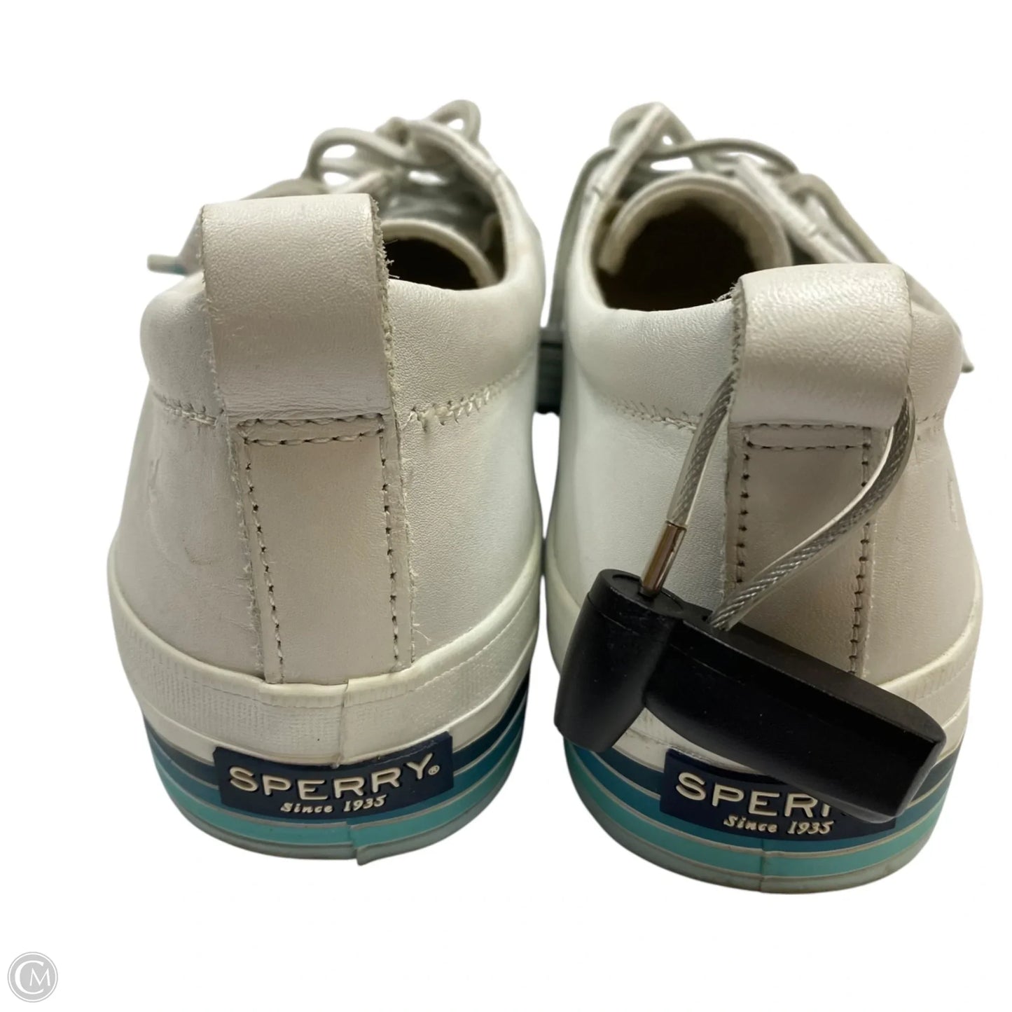 Shoes Sneakers By Sperry In Blue & White, Size: 9
