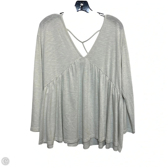 Top Long Sleeve By Altard State In Cream, Size: M