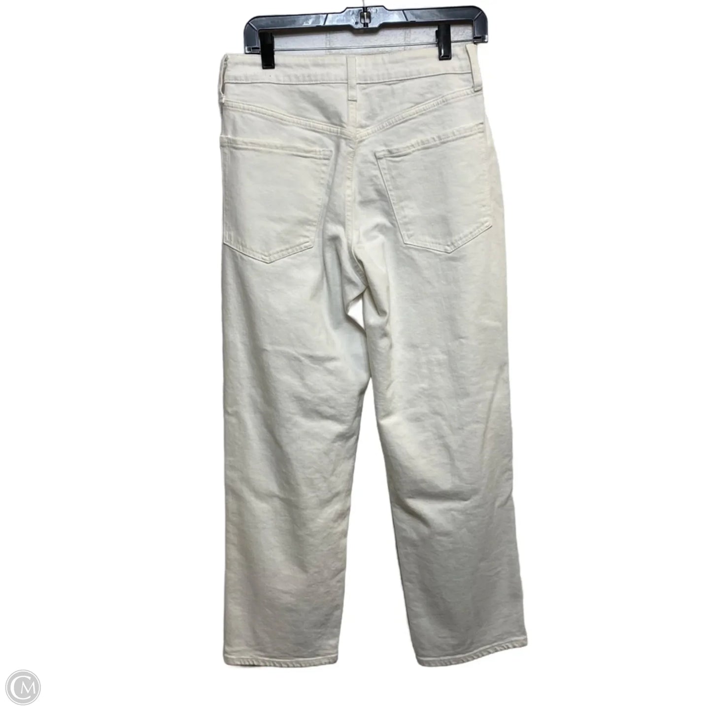 Jeans Straight By Old Navy In White Denim, Size: 8