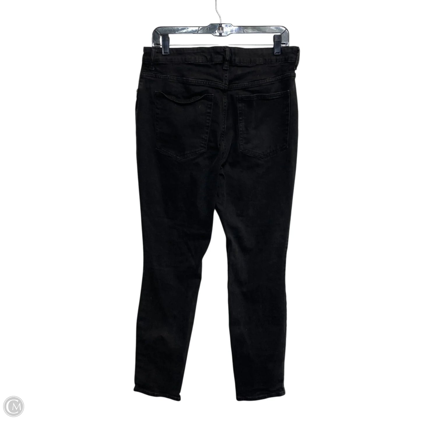 Jeans Skinny By H&m In Black Denim, Size: 14