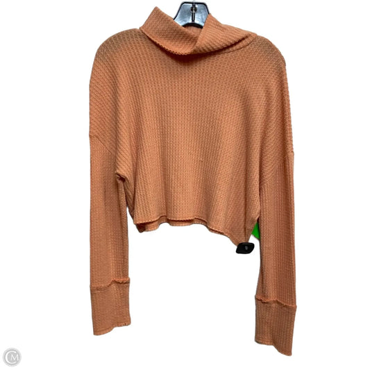 Top Long Sleeve By Wild Fable In Orange, Size: M