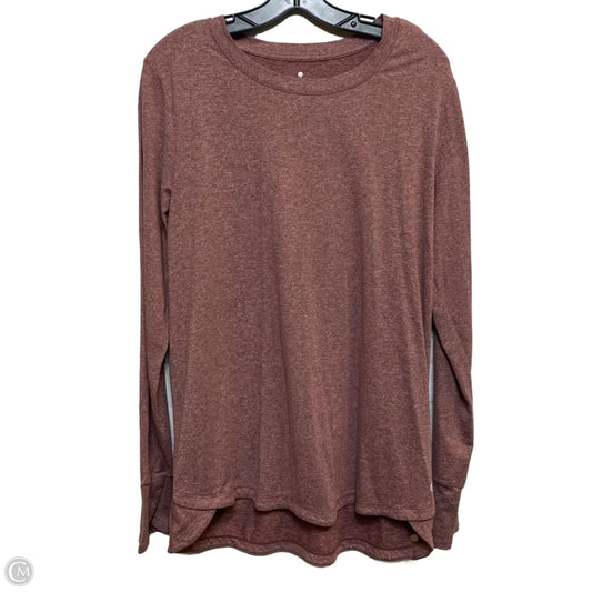 Athletic Top Long Sleeve Crewneck By Apana In Red, Size: Xl