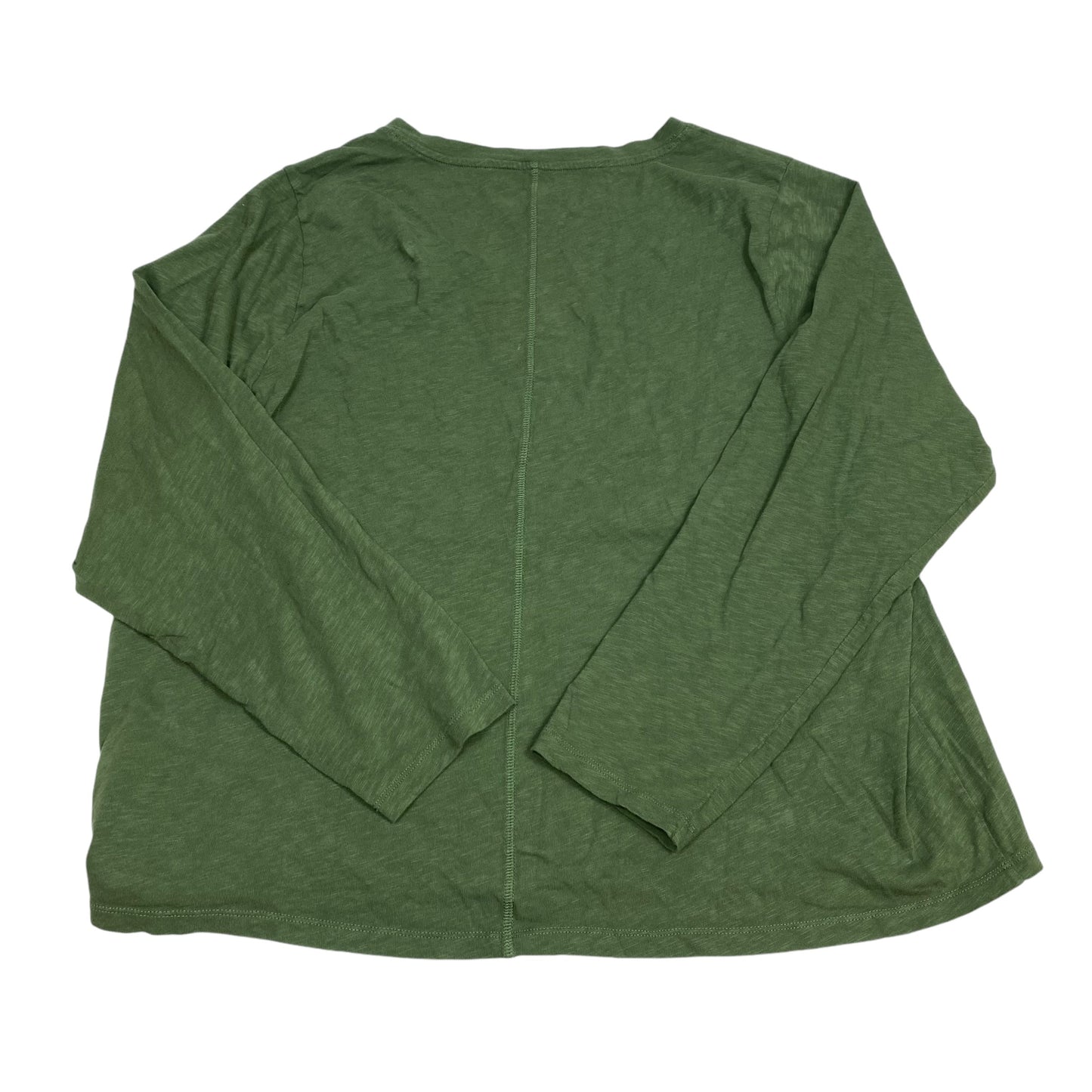 Top Long Sleeve By J. Crew In Green, Size: 3x