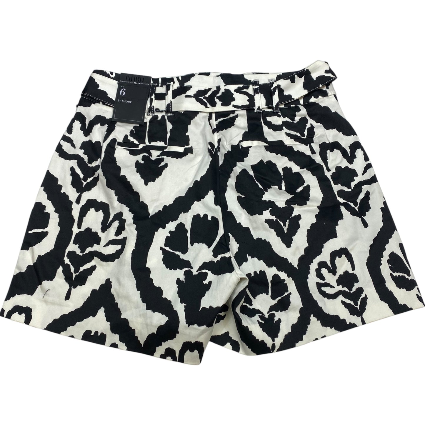 Shorts By White House Black Market In Black & White, Size: 6