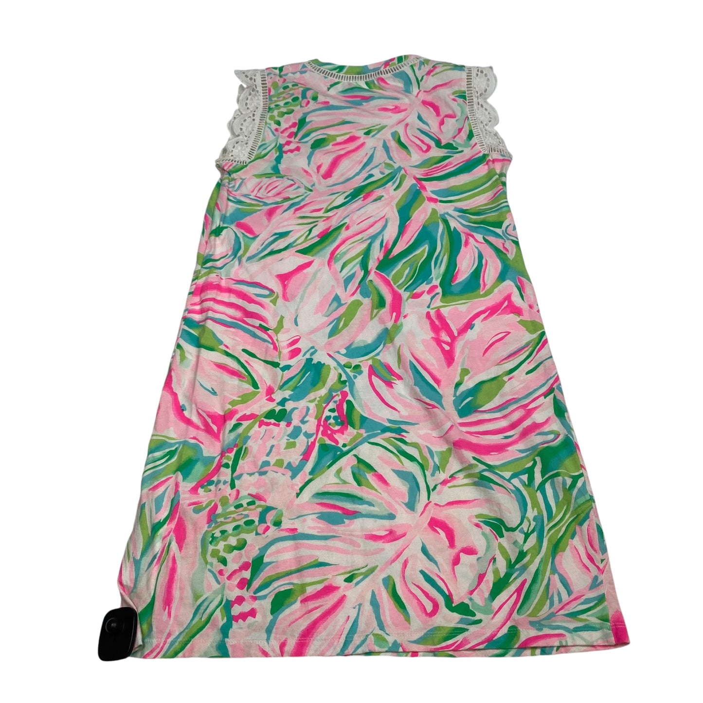 Dress Designer By Lilly Pulitzer In Green & Pink, Size: Xxs