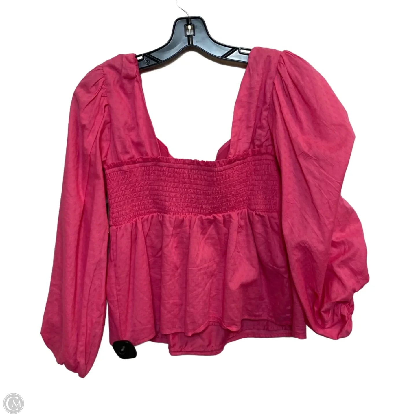 Top Long Sleeve By Kaleina In Pink, Size: L