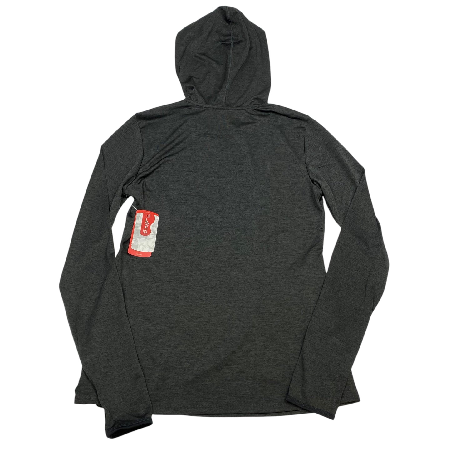 Athletic Top Long Sleeve Hoodie By Bcg In Grey, Size: M