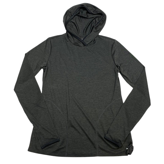 Athletic Top Long Sleeve Hoodie By Bcg In Grey, Size: M